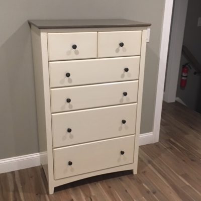 Ridgewood - We finished this Shaker alder chest from our vendor Archbold, to match a factory finished bed from our vendor Keystone, to complete a bedroom